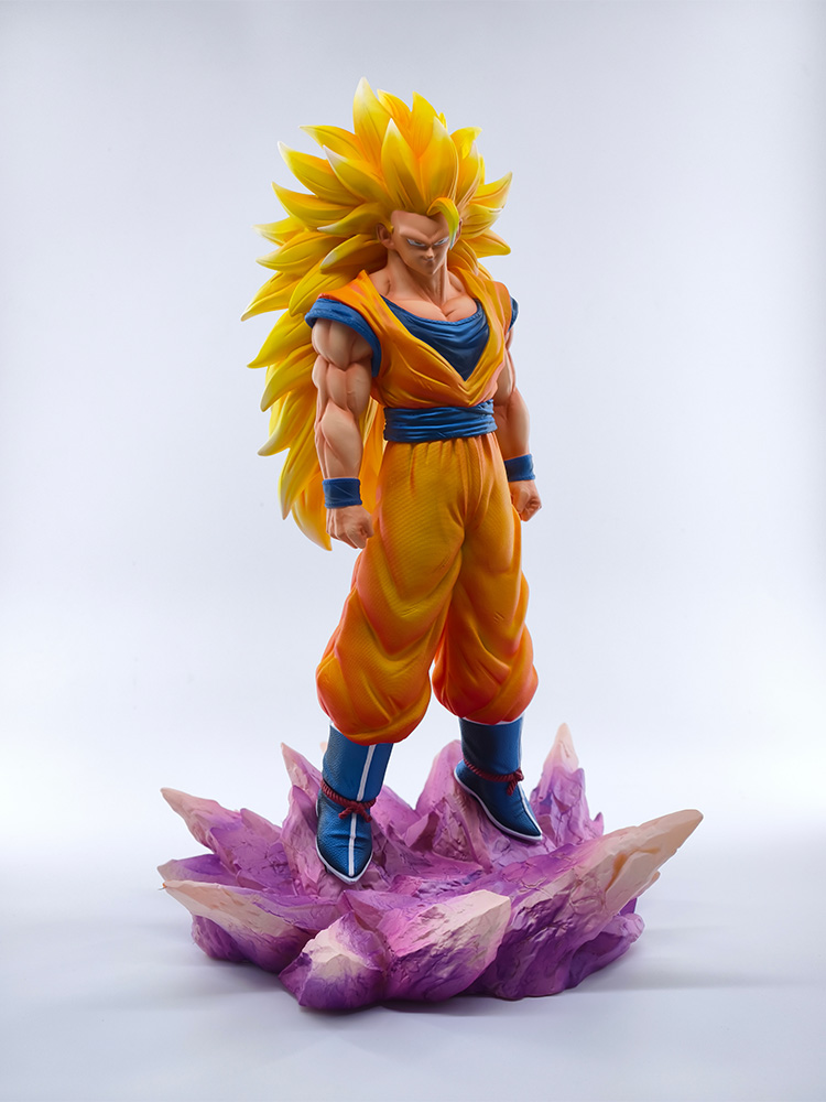 Resin Art Dragon Ball Z - JTスタジオ ドラゴンボールZ 超サイヤ人3 孫悟空 37cm レジンフィギュア
