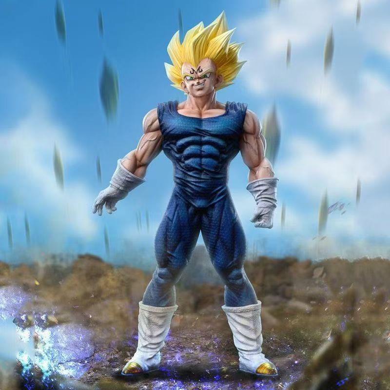 Resin Art Dragon Ball Z - 27.5 センチメートル/10.83 インチドラゴンボール Z ベジータフィギュアベジータ置物超サイヤ人 Pvc