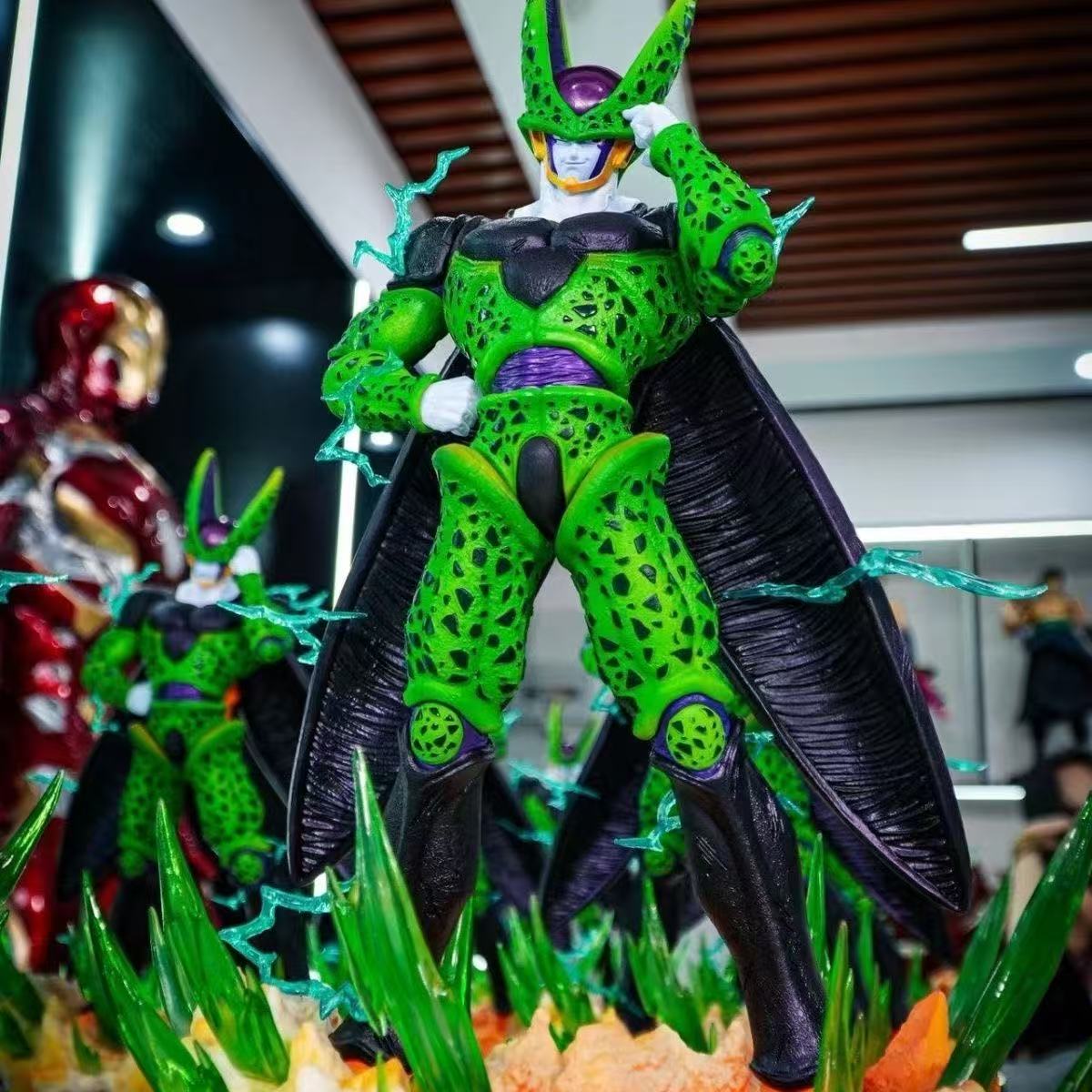 Resin Art Dragon Ball Z - ドラゴンボール Z 完璧な細胞フィギュア細胞置物アクションフィギュア GK 像コレクションモデルのおもちゃギフト