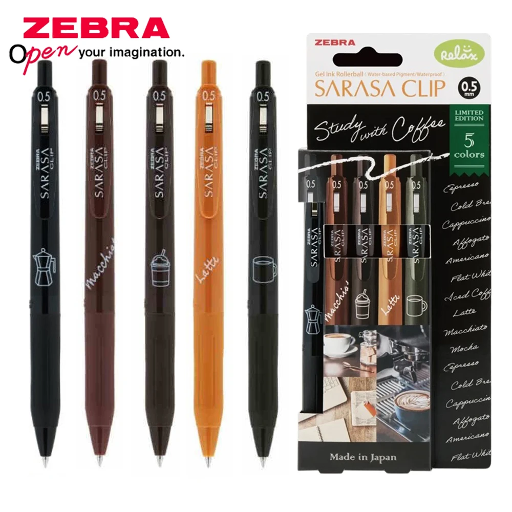 Pentel Pen Energel - ゼブラ-日本のジェルペンセット,レトロカラー,学校やオフィス用の文房具,jj15サラサシリーズ,限定,0.5mm, 3個,5個,新品