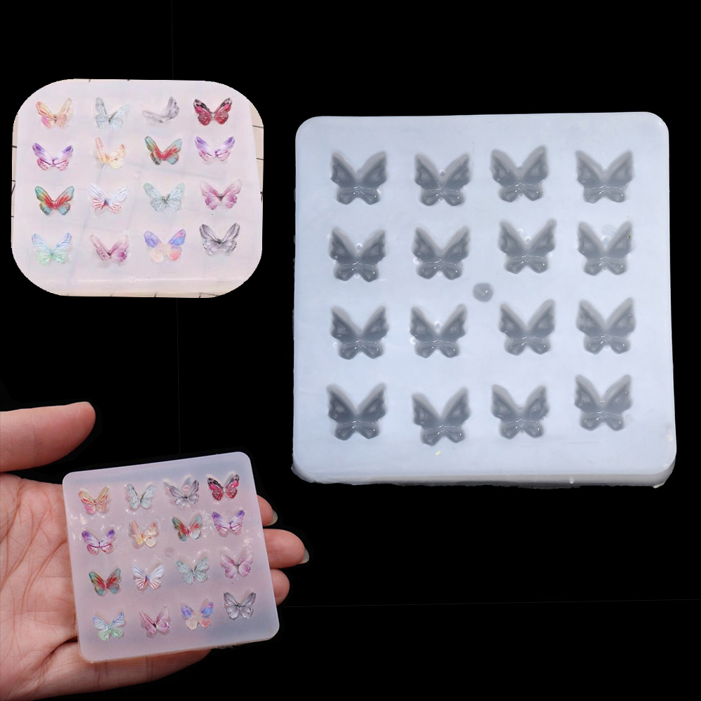Resin Art And Deco - 小さな蝶の形をした金型のペンダント,日曜大工用のエポキシ樹脂金型,ジュエリー作り