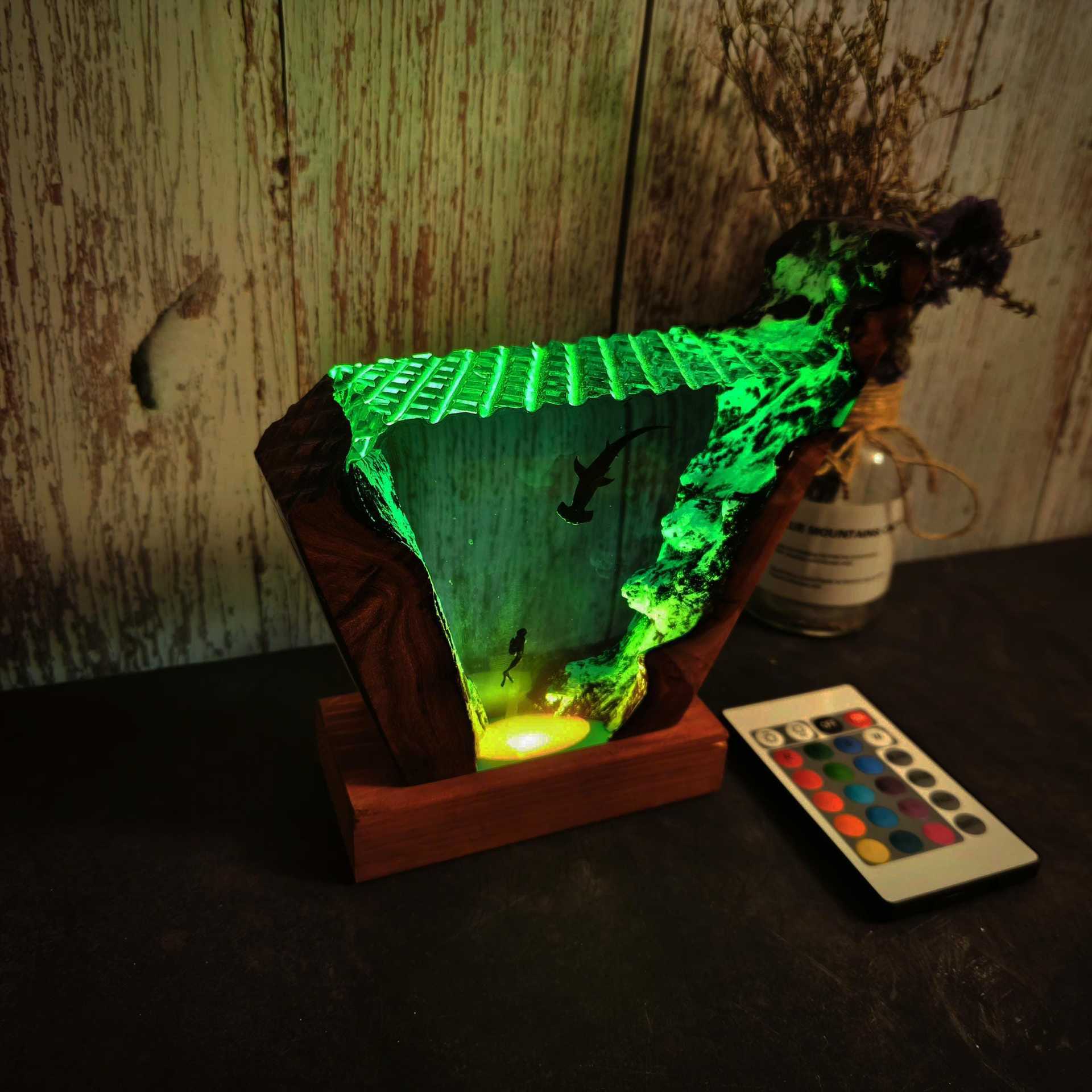 6 * 4インチ オーシャンシリーズ ダイバー ハンマーヘッ - Resin Art And Wood のレビューと価格
