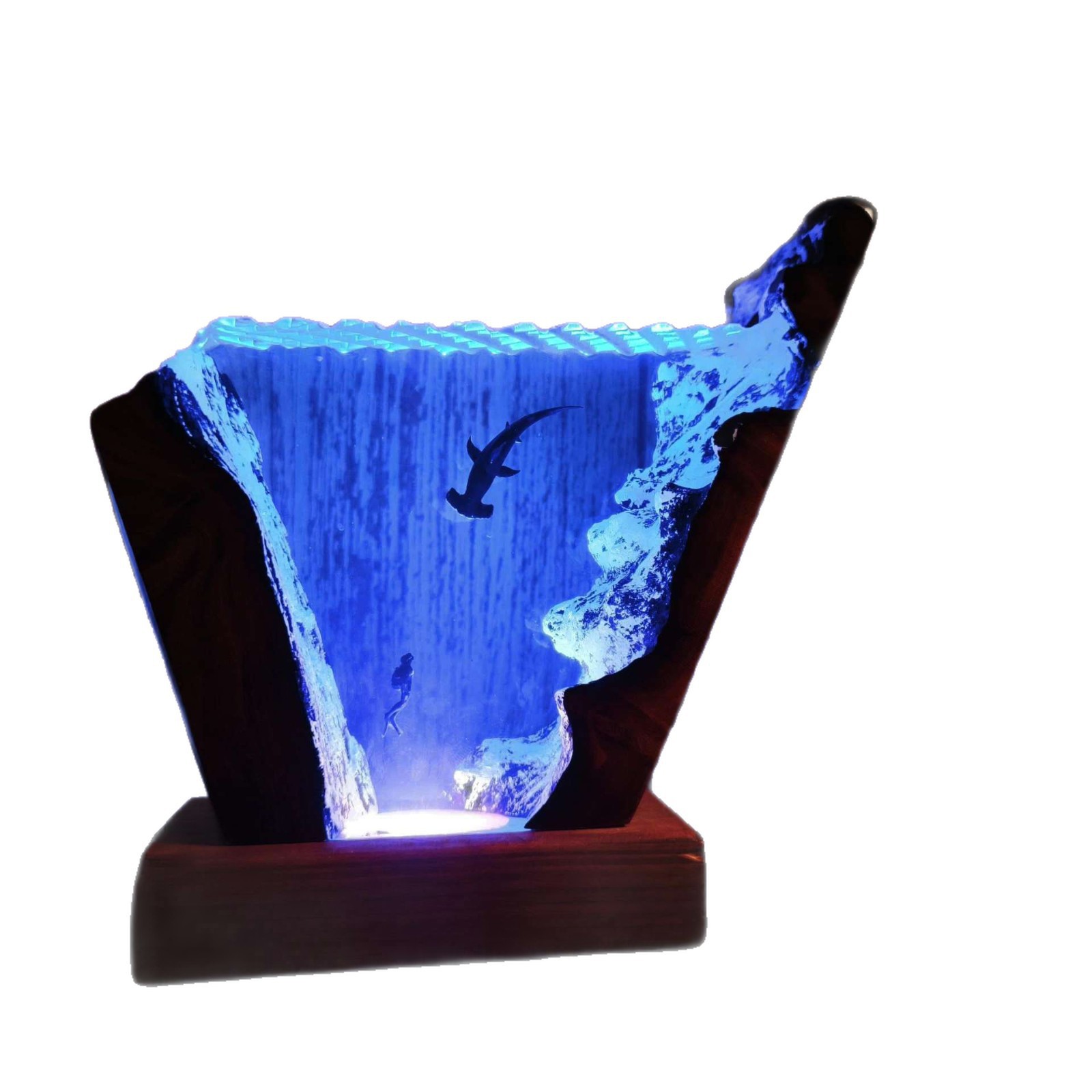 6 * 4インチ オーシャンシリーズ ダイバー ハンマーヘッ - Resin Art And Wood のレビューと価格