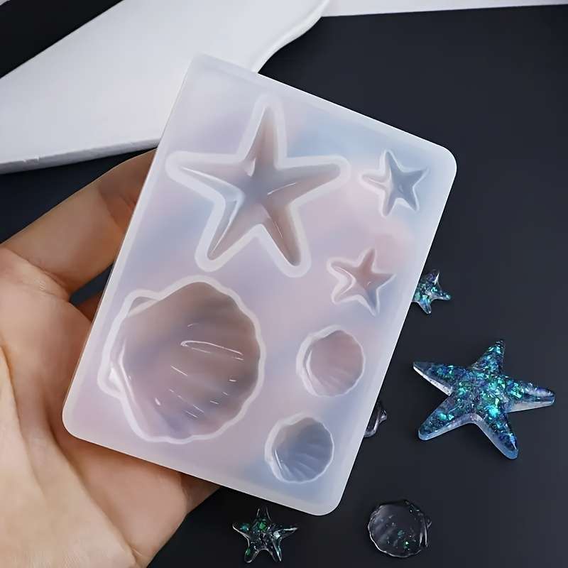 DIY 海洋テーマクリスタルエポキシ樹脂シェルジュエリーペン - Resin Art Liquid のレビューと価格