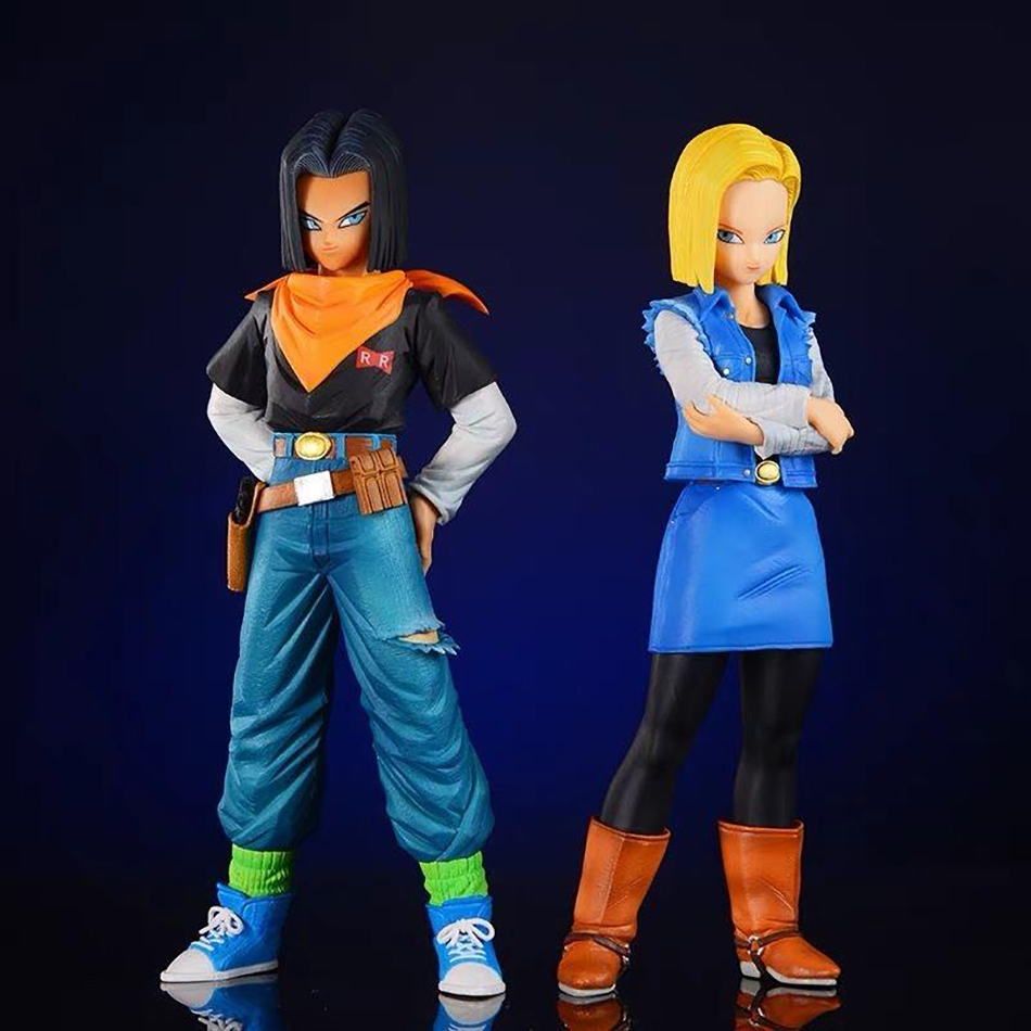 24CM ドラゴンボールZ 人造人間17号と18号 PVC製 - Resin Art Dragon Ball Z のレビューと価格