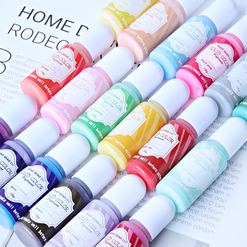 エポキシ樹脂用の18色の鮮やかな液体顔料、高濃度固形染料の卸 - Resin Art Liquid のレビューと価格