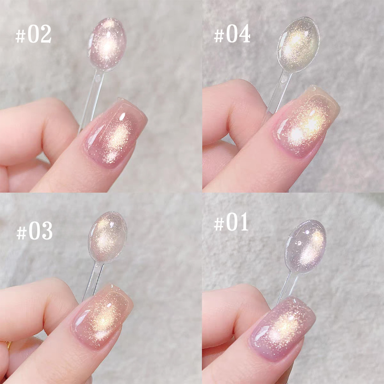 1個入り TC ピンクゴールデンアイジェルネイルポリッシュ  - Resin Art Purple のレビューと価格