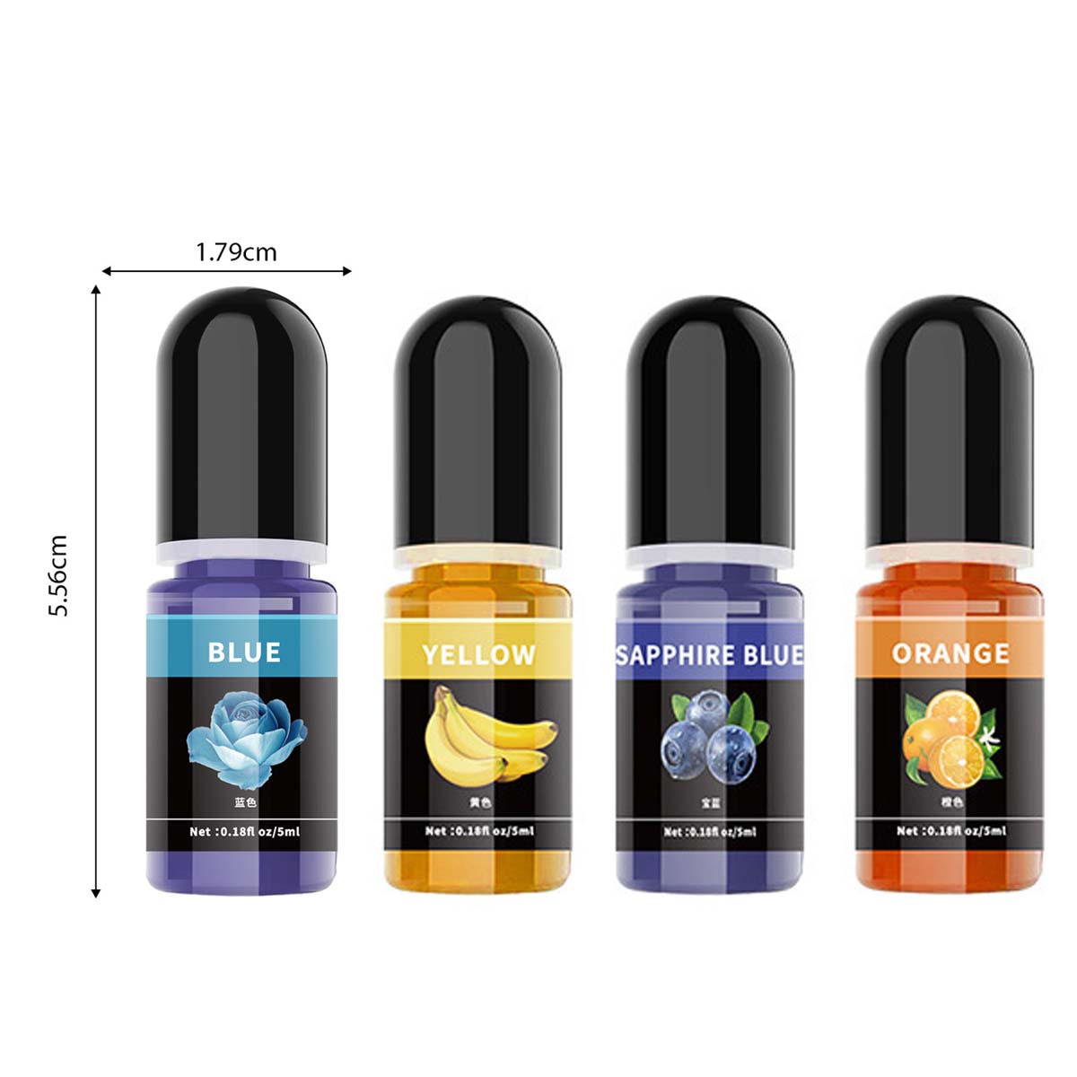 5ml/ボトル エポキシ樹脂顔料 液体着色剤 染料 ユニバー - Resin Art Liquid のレビューと価格