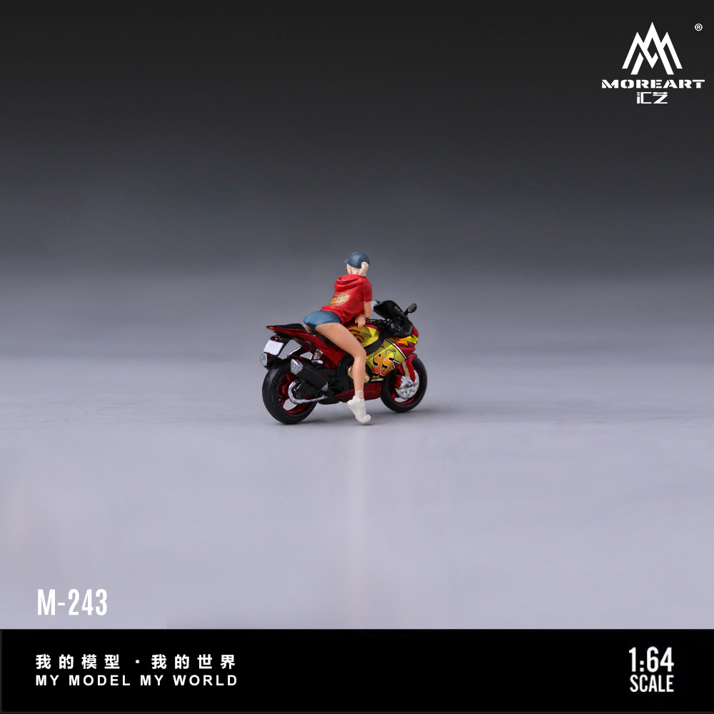 MoreArt 1:64 レジン製モデルバイク ライトニング - Resin Art For Kids のレビューと価格