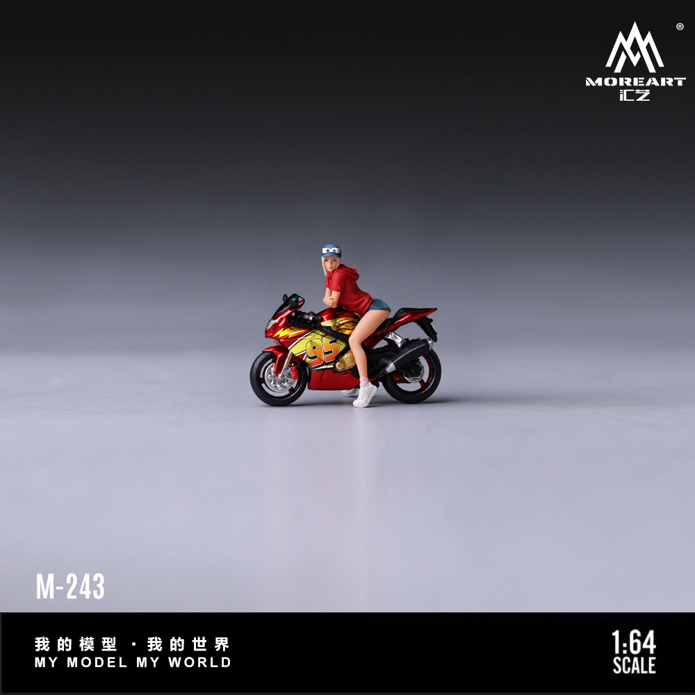 MoreArt 1:64 レジン製モデルバイク ライトニング - Resin Art For Kids のレビューと価格