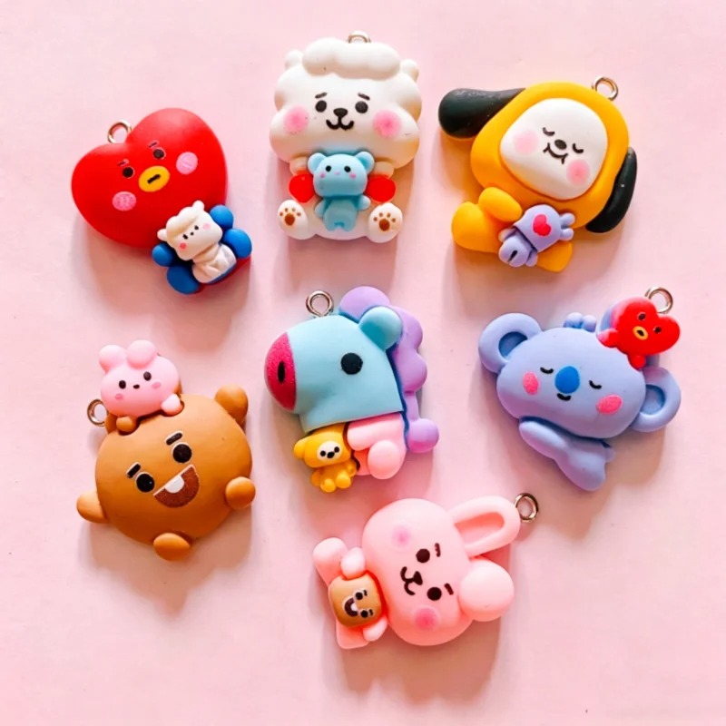 100個入り BT21 レジンチャーム DIYクラフト用品  - Resin Art And Craft のレビューと価格