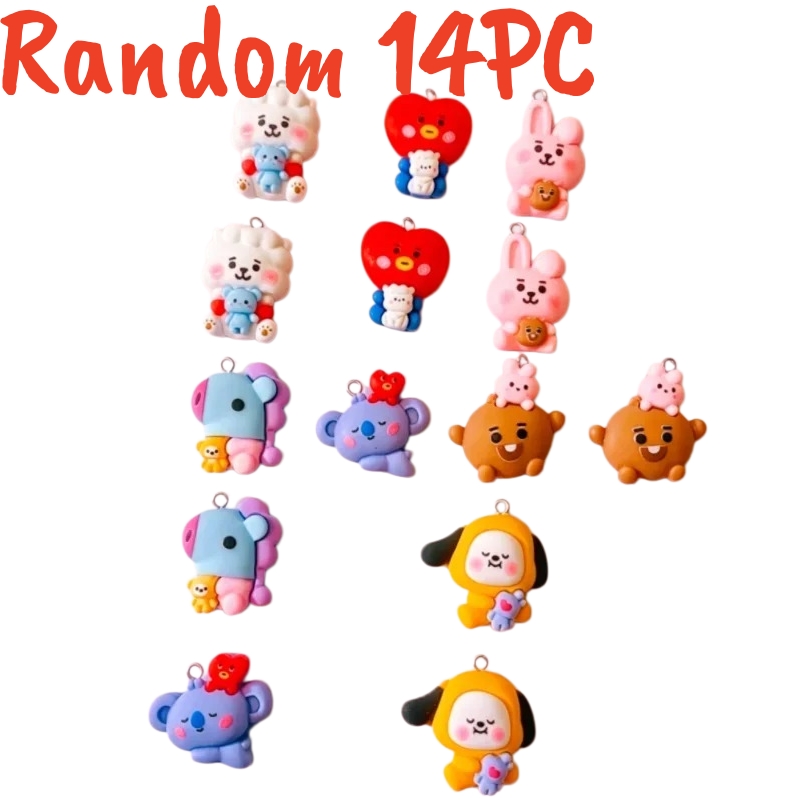 100個入り BT21 レジンチャーム DIYクラフト用品  - Resin Art And Craft のレビューと価格